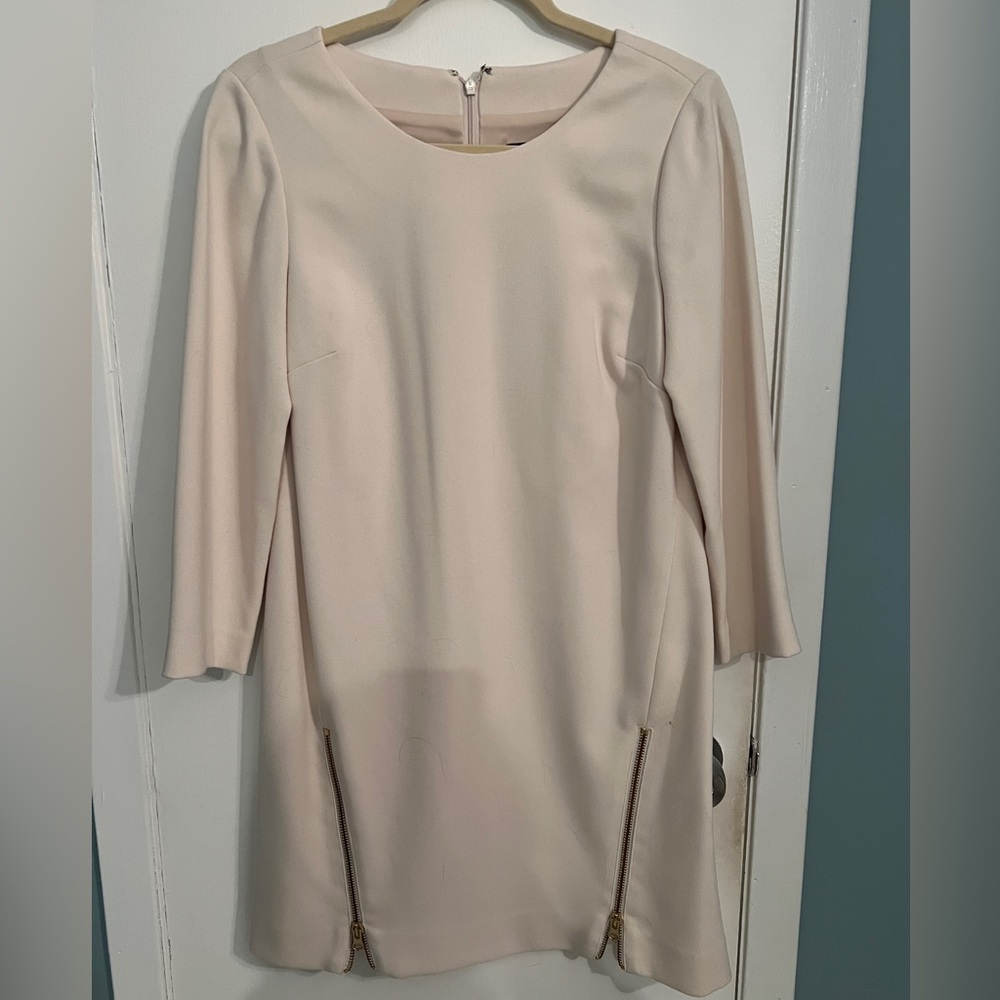 3/4 Sleeve J. Crew Cream Dress